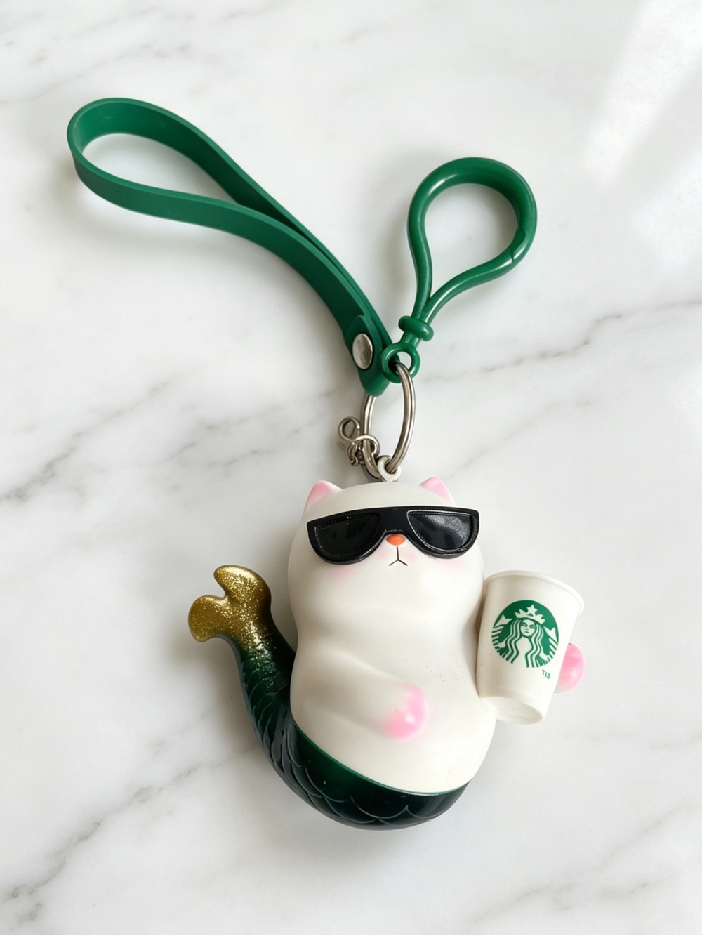Starbucks x ViviCat Limited Edition Overseas Keychain Bag Charm Rare